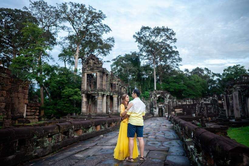Professional Photoshoot in Angkor Archaeological Park - A quieter stop at Angkor Thom’s East Gate