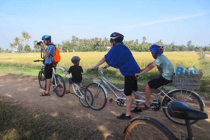 Short Cycling at Countryside - Chreav village and the work behind the view