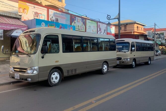 Siem Reap Angkor Airport to Siem Reap City by Shuttle Bus - The shared ride, limited to 12 people