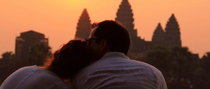 Siem Reap: Angkor Sunrise Jeep Tour / SUV Car Available - Sunrise at Angkor Wat