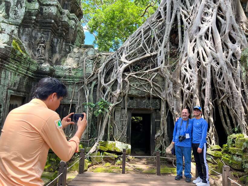 Siem Reap: Angkor Wat Small-Group Day Tour and Sunset - Ta Prohm, where trees claim the temple