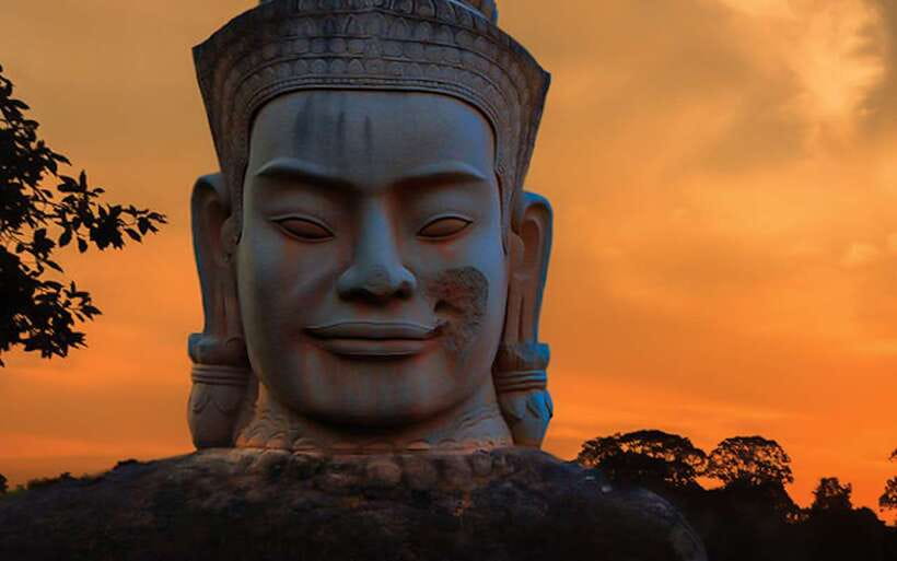 Siem Reap: Angkor Wat Sunrise or Sunset Guided Tour - Ta Prohm, tree roots, and the food stop