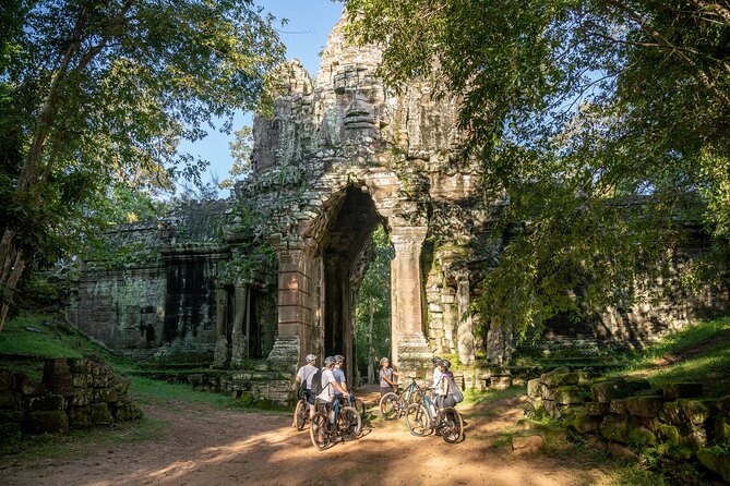 Siem Reap: Bike the Angkor Temples - Full-Day 30km Tour - Ta Prohm through the trees