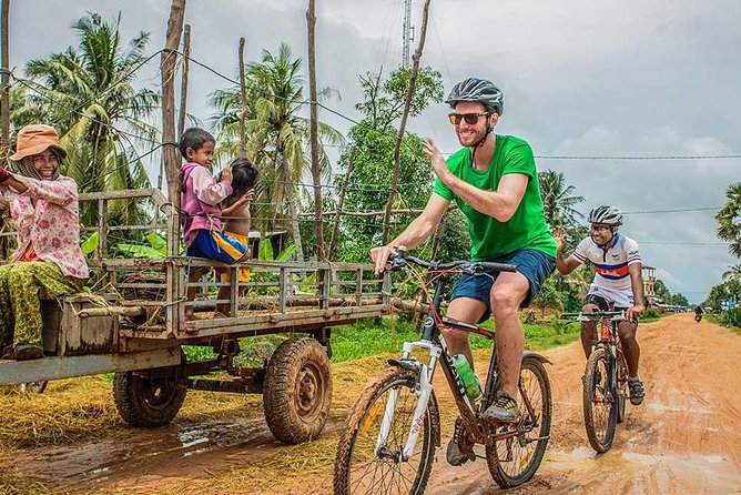Siem Reap Countryside Guided Tour by Bike and E-Bike Private Tour - Along dirt tracks beyond the Angkor temples