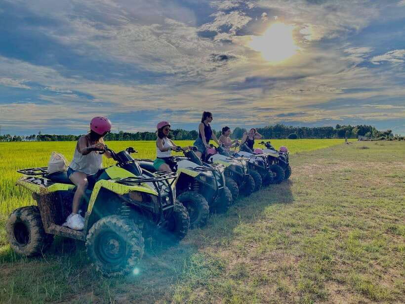 Siem Reap: Countryside Khmer village Tour by Quad Bike & ATV - Learning the Polaris Trailboss 330