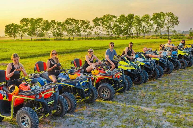Siem Reap: Countryside Khmer village Tour by Quad Bike & ATV - Rice paddies and traditional Khmer homes
