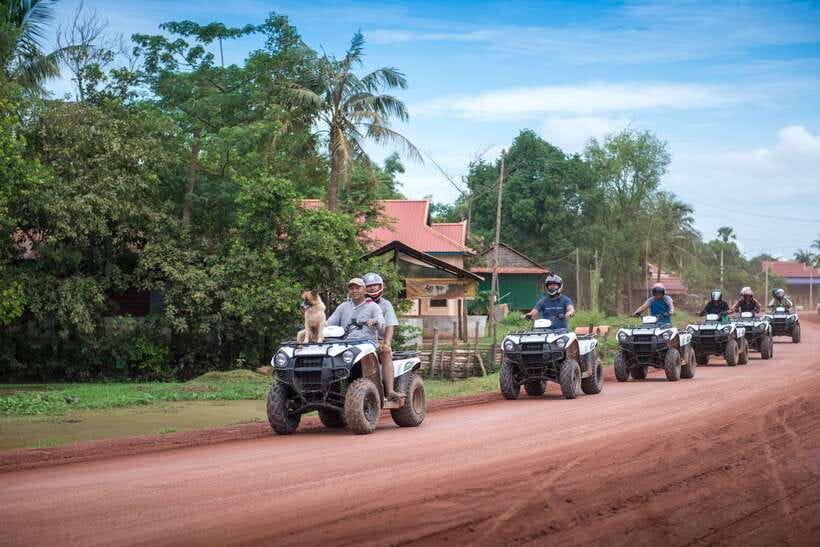 Siem Reap: Countryside Quad Bike Sunset Adventure - The Baitang Siem Reap sunset stop