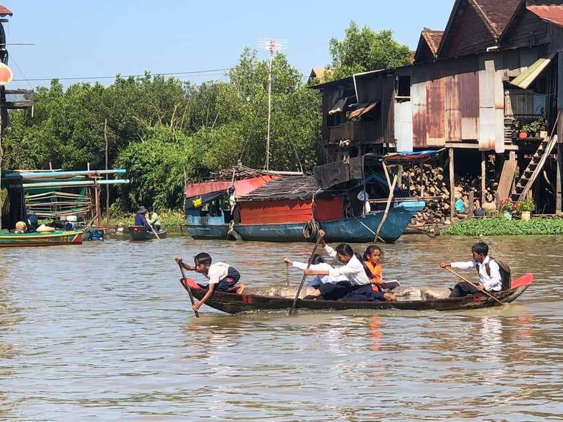 Siem Reap Floating Village Kampong Phluk Sunset with Boat - Leaving Siem Reap at 2:30 p.m.