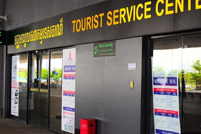Siem Reap International Airport Shared Shuttle Bus Transfer - The Town Stop on 7 Makara Road