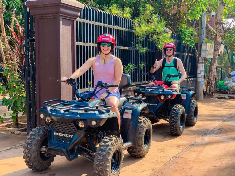 Siem Reap: Khmer Village and Fish Farm ATV Tour - Buddhist temples and a possible sunset finish