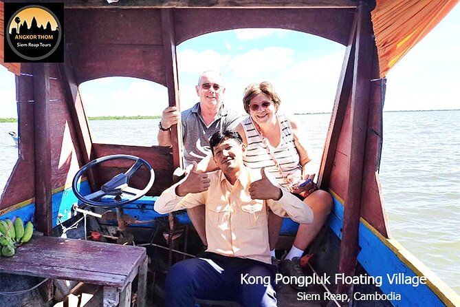 Siem Reap: Kompong Pluk Tonle Sap , Floating Village Tour Cruise - Wat Roka and the relationship between monks and villagers