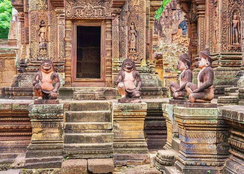 Siem Reap: Kulen Waterfalls and Banteay Srei Tour - Three hours among Phnom Kulen’s jungle and waterfalls