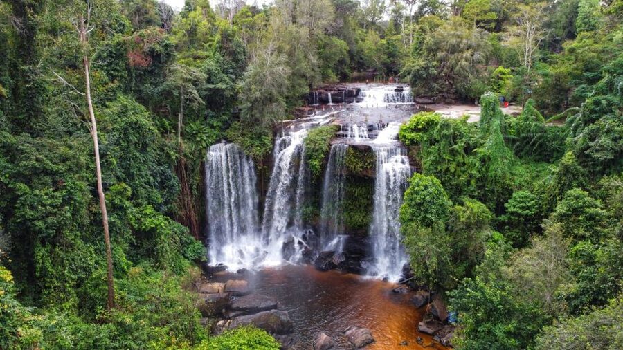 Siem Reap: Magical Kulen Mountain by Cambodiajeep - The reclining Buddha above Preah Ang Thom