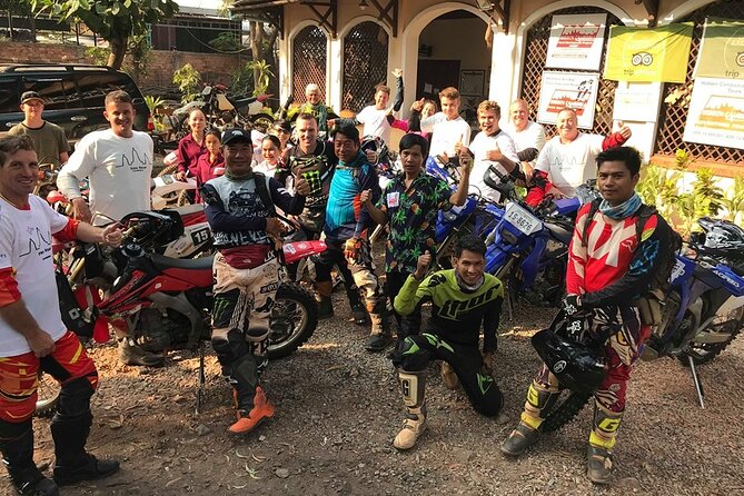 Siem Reap One Day Dirt Bike MotorbikeTour - Leaving Siem Reap on a Honda XR250
