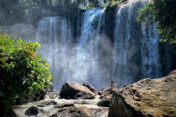 Siem Reap Outdoor Private Tour (Waterfalls 50km from Siem Reap) - The 1,000 lingas beneath the riverbed
