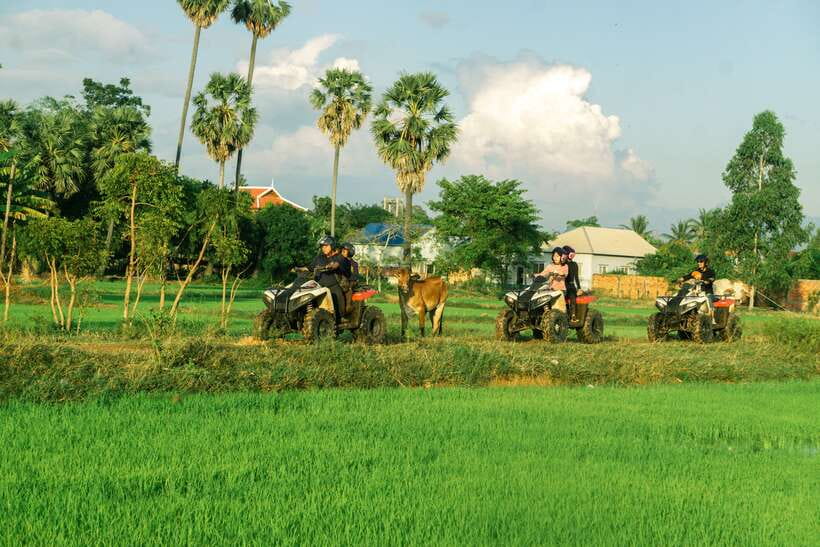 Siem Reap: Quad Bike Tour of Local Villages - Leaving Siem Reap for the rice fields