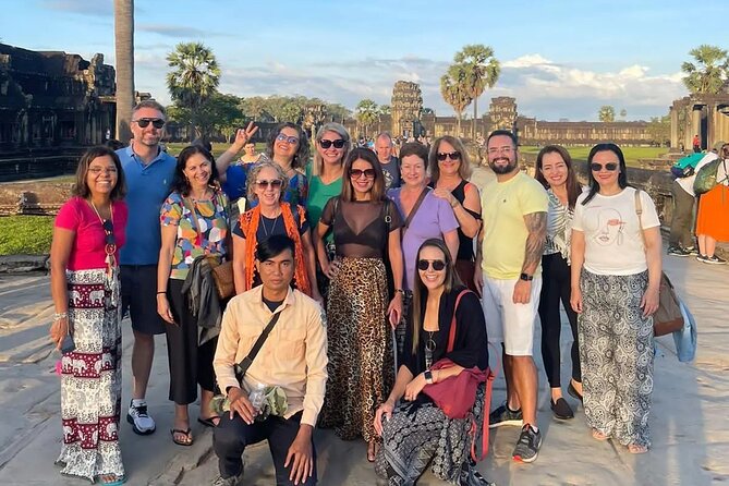 Siem Reap Shared Full-Day Guided Tour of Angkor Temples - Bayon’s stone faces reward a guided visit