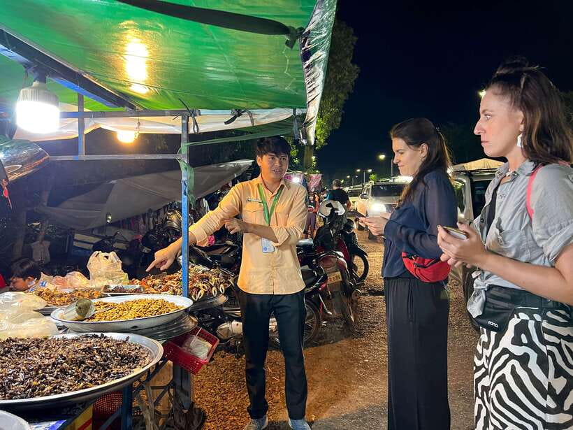 Siem Reap: Street Food Experience by Tuk-Tuk - Made in Cambodia Market for a useful pause