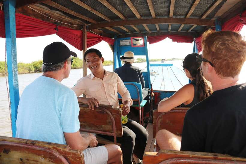 Siem Reap: Tonle Sap Lake - Fishing Village & Flooded Forest - Leaving Siem Reap by air-conditioned van