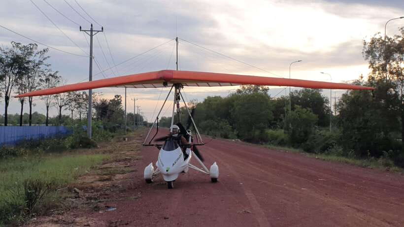 Sky Venture Microlight Siem Reap - What the countryside looks like from above