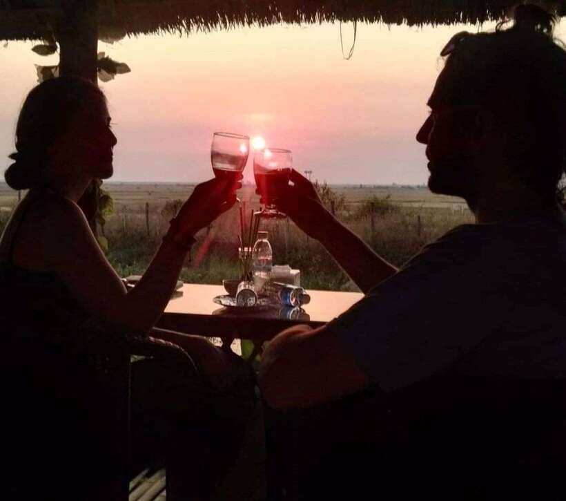 Small Group Countryside Sunset Bike Tours - Cycling through rice fields and village roads