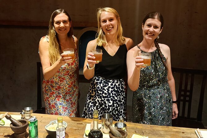 Sombai Siem Reap Workshop Cocktail Class - Tasting all 11 fruit-infused flavors