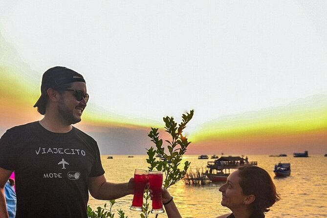 Sunset Dinner and drinks includes a Floating Village cruise tour. - How the $49 price works out