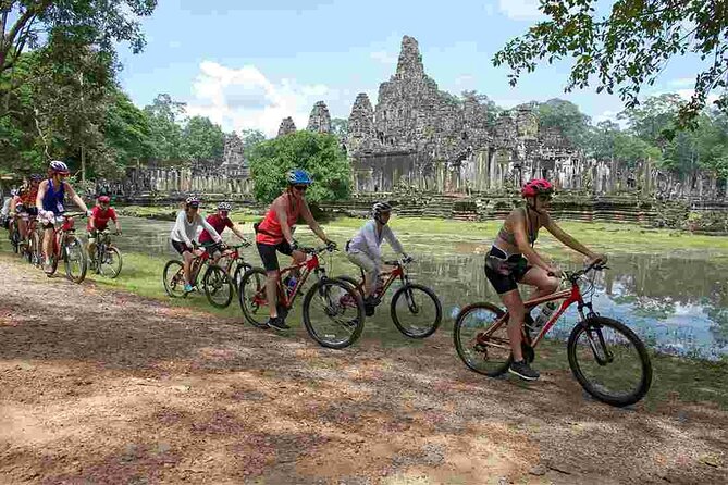 Sunset or sunrise bicycle tour around Angkor Wat and nearby temples - Banteay Kdei and Ta Keo add variety
