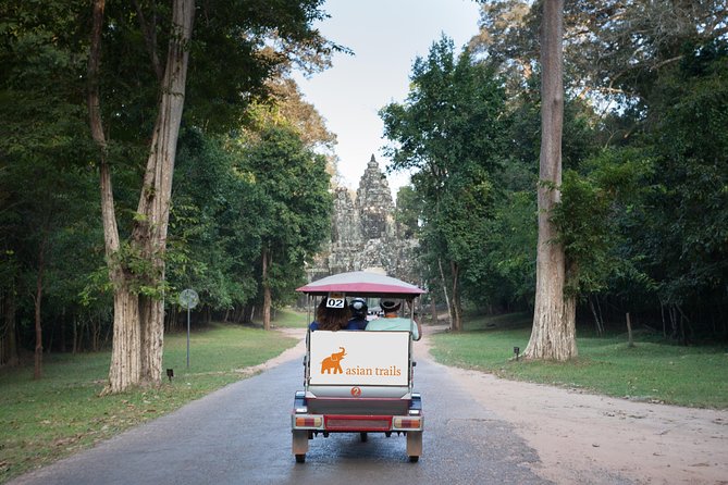 The Angkor Temples from Sunrise by Tuk Tuk - Preah Khan, a wide monastic complex
