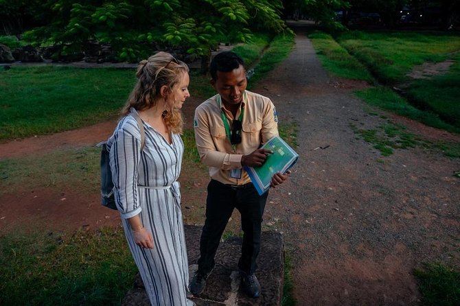 The Ultimate Angkor Wat Temple Private Day Trip - Bayon and Angkor Thom: stone faces and a long causeway