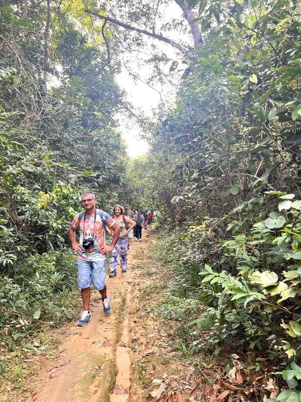 Trekking Tour at Phnom Kulen National Park from Siem Reap - Cooling off at Kulen Waterfall