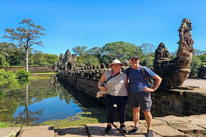 Ultimate Half Day Tour- Angkor Wat, Ta Promh and Bayon Temple - Angkor Thom and the smiling faces at the South Gate