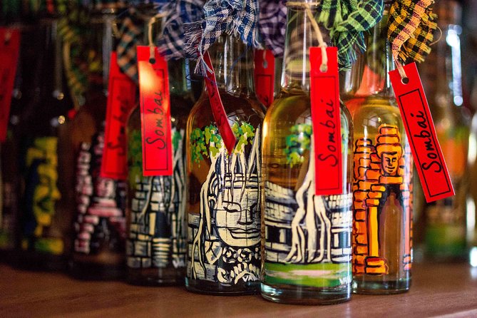 Workshop Visit and Sombai Liqueur Tasting - Entering the old Khmer wooden house